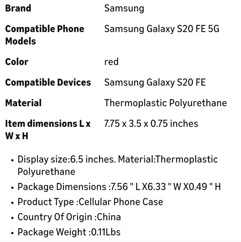 Samsung Galaxy S20 FE 5G Clear Case With Stand - Picture 4 of 4